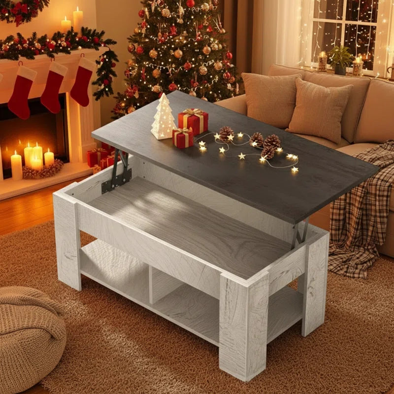 Sparta Lift Top Extendable Coffee Table with Storage